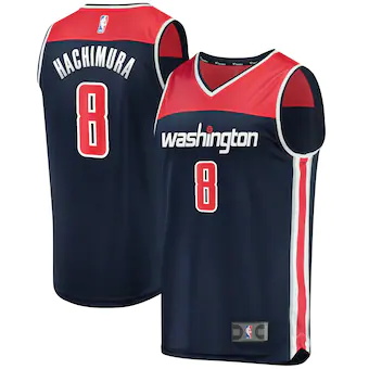 youth fanatics branded rui hachimura navy washington wizard-439